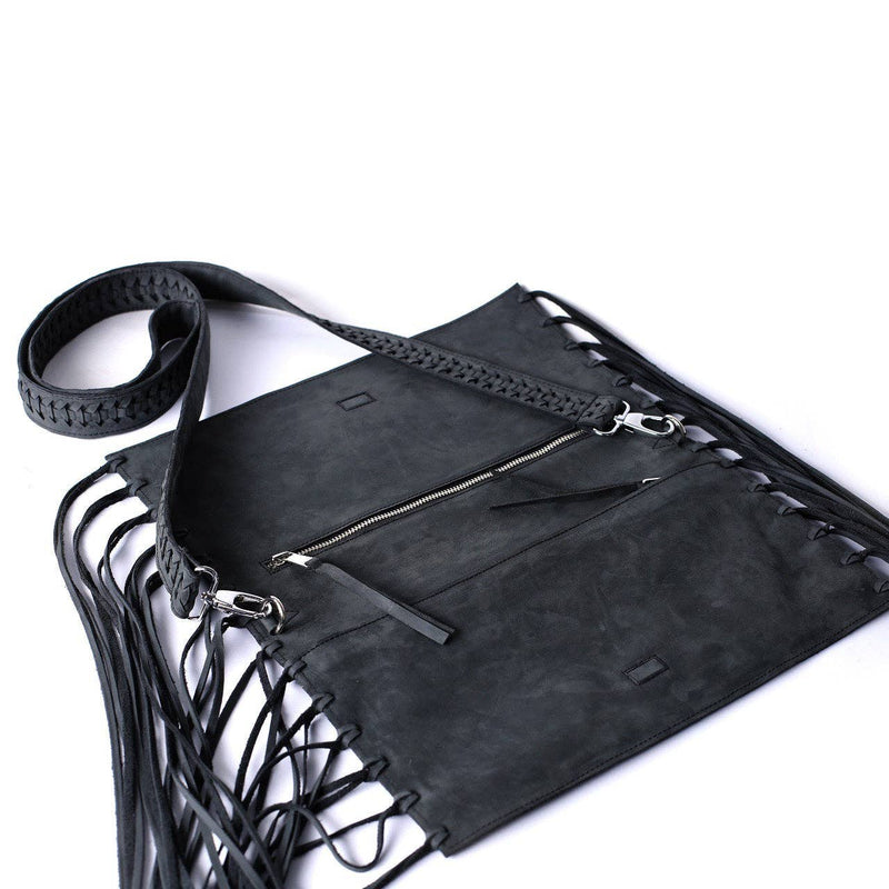 Convertible Cowhide Leather Clutch